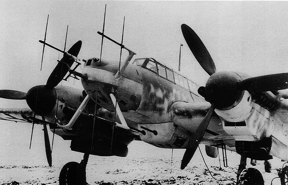 Bf110g with Lichtenstein Radar Aerials