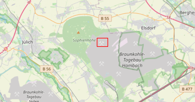 EF887 Crash Location