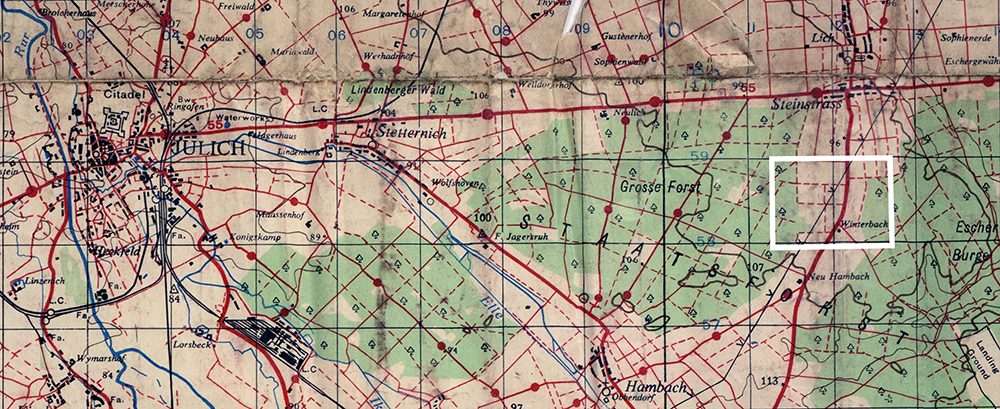 EF887 Crash Location Map